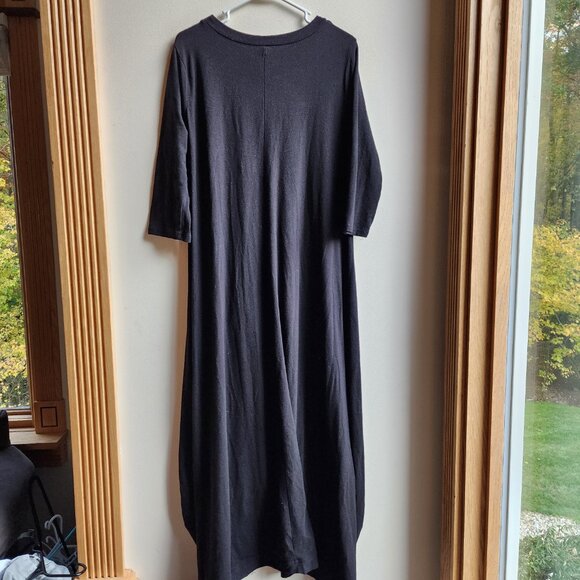 Zenana Premium Black Angled Long Tunic Jersey Size Large - Picture 16 of 16